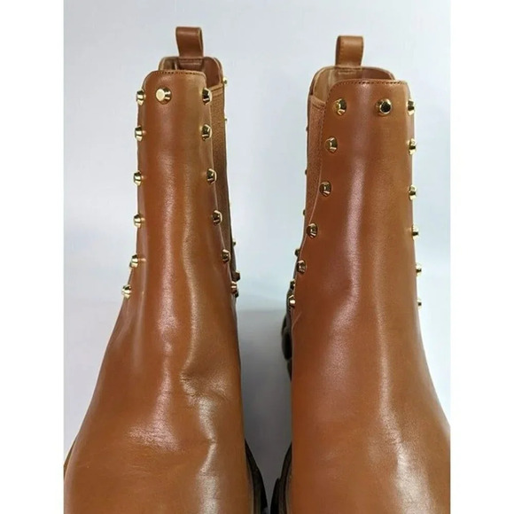 Michael Kors Women's Ridley Studded Lug-Sole Chelsea Booties Size 9 (MSRP $225) - Picture 7 of 12